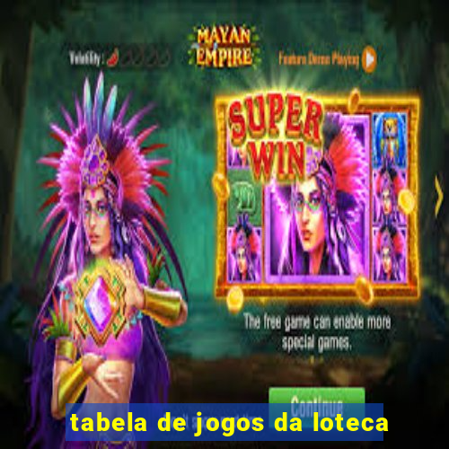 tabela de jogos da loteca